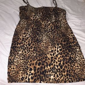 Cheetah print dress